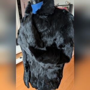 Luxurious Black Fur Coat